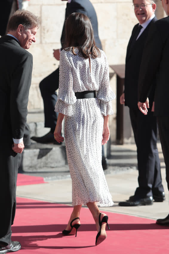 Reina Letizia vestido lunares