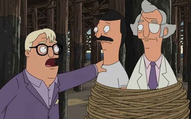 "Bob's Burgers" Season 4, Episode 22: "The Wharfening (or How Bob Saves/Destroys the Town—Part II)"<p>FOX</p>