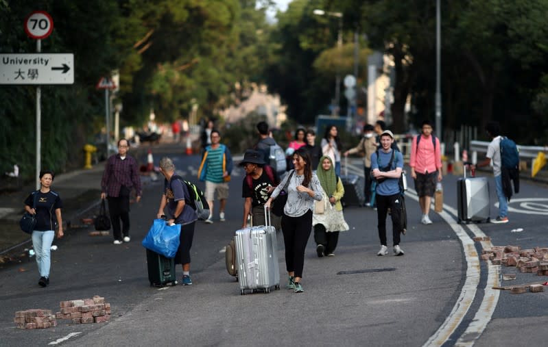 Protests at Hong Kong's university campuses