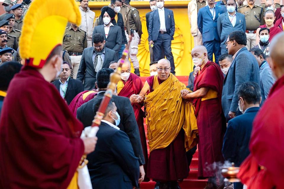 達賴喇嘛吸引6萬名信徒朝聖。（圖／海鵬提供）