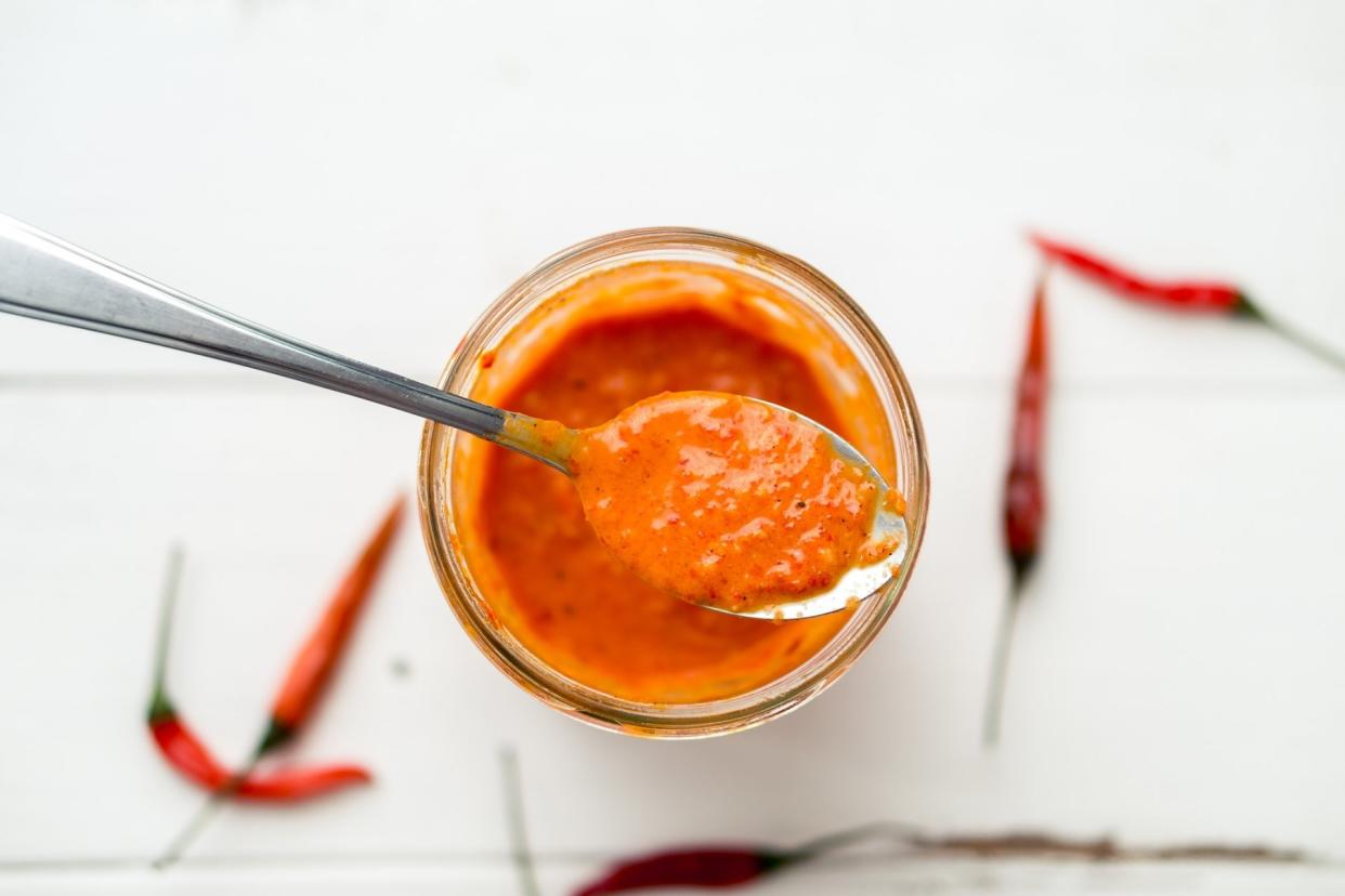 Piri piri sauce is a type of hot chilli pepper sauce used as seasoning or marinade traditionally in portuguese cuisine.