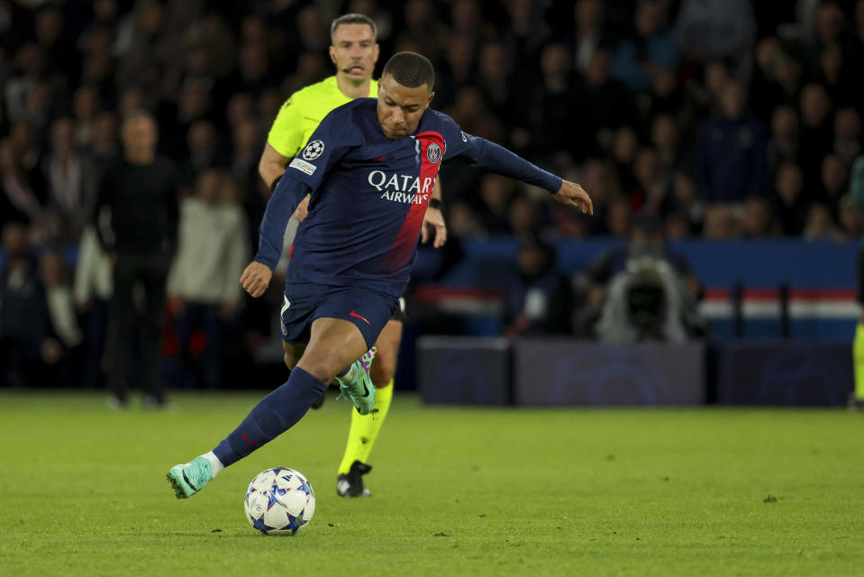 Kylian Mbappe a ouvert le score pour le PSG contre l’AC Milan ce mercredi 25 octobre pour la troisième journée de Ligue des champions. 