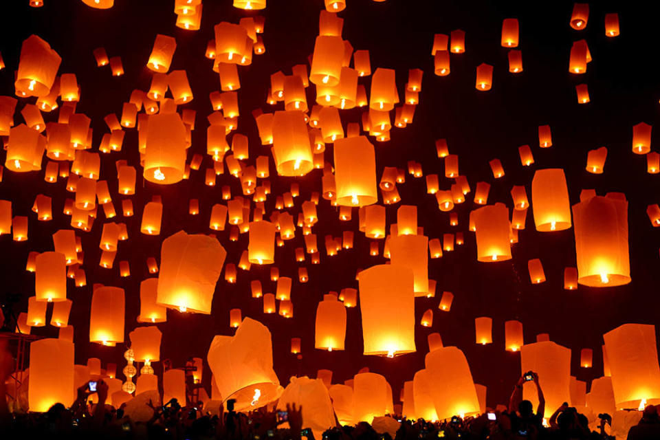 清邁水燈節（Image Source : Getty Creative/iStockphoto）