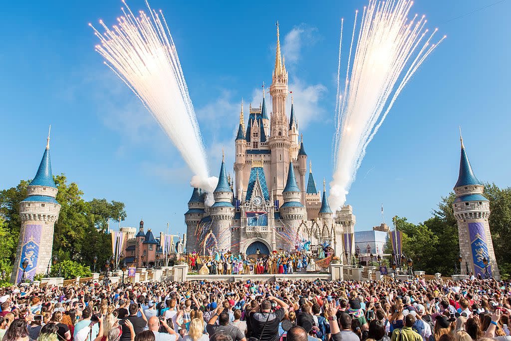 Walt Disney World Resort marked its 45th anniversary on October 1, 2016 in Lake Buena Vista, Florida. (Photo by Jacqueline Nell/Disneyland Resort via Getty Images)