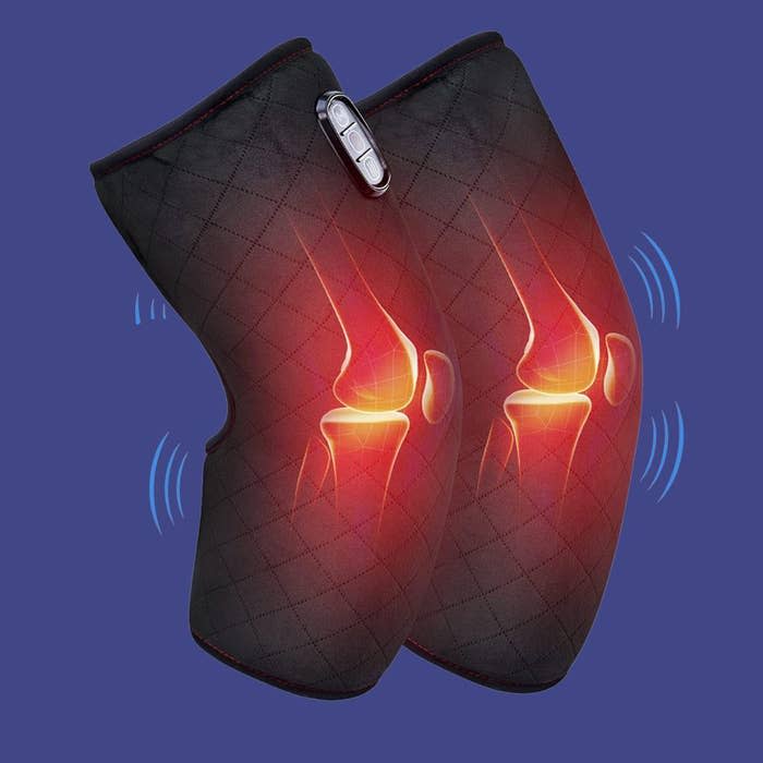 Kehl said that for many patients, topical heat can be therapeutic, especially in the colder months. Experts also previously told HuffPost that heat can reduce inflammation and encourage blood flow to muscles. These heated knee braces combine a stabilizing effect on joints with soothing heat, and can be worn during regular activities. The wraps also feature four vibrating massage modes and two adjustable heat settings.You can buy the heated knee braces from Amazon for around $58. 