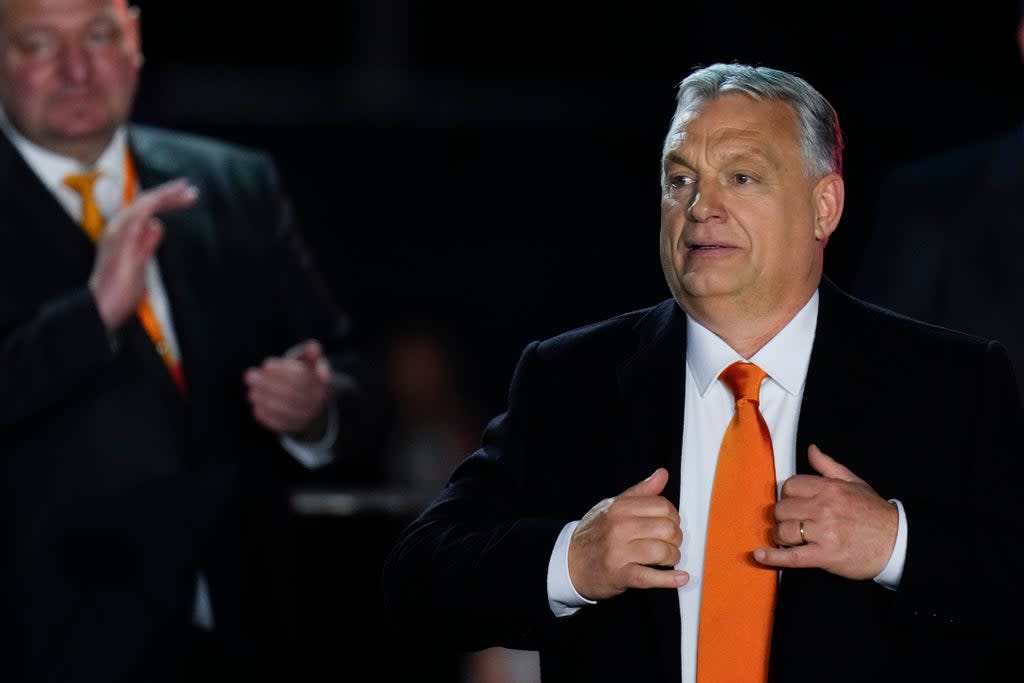 Right-wing populist leaders like Hungary’s Viktor Orban could be bad for the climate, research has found  (AP)