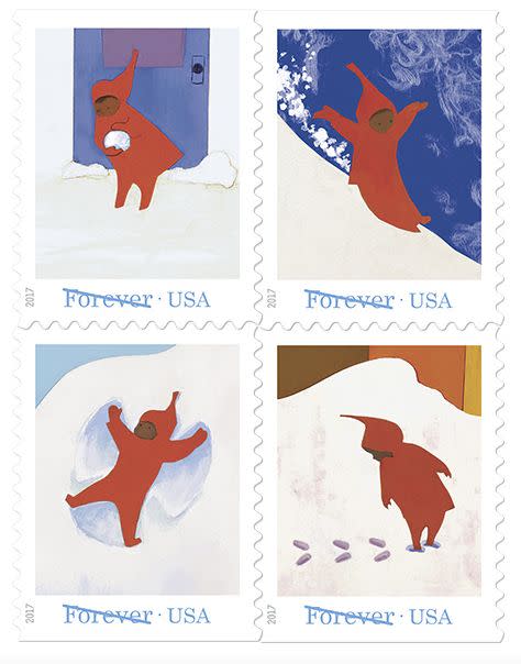 The collection of stamps.&nbsp; (Photo: US Postal Service)