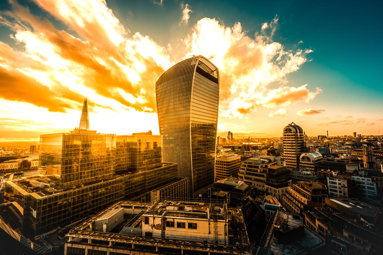 El Walkie Talkie se levantó como un gigante en medio del circuito financiero de Londres (Foto:Getty)