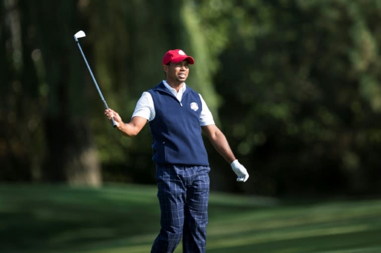 Tiger Woods is back playing at the Ryder Cup for the first time since 2012