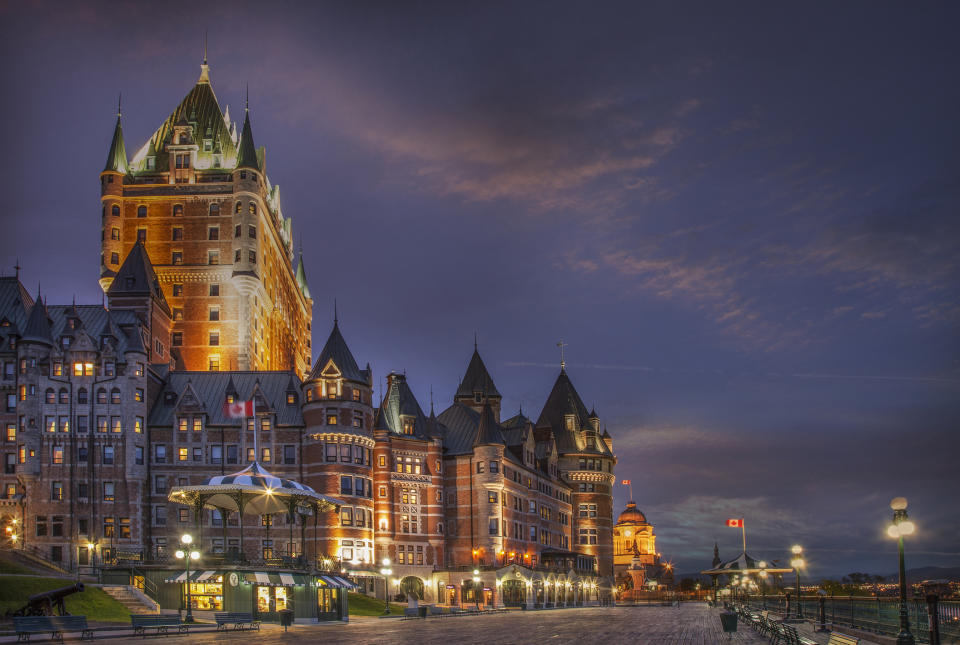 Das Hotel Chateau Frontenac im kanadischen Quebec begeistert seine Gäste mit 5-Sterne-Luxus. (Bild: Getty Images)