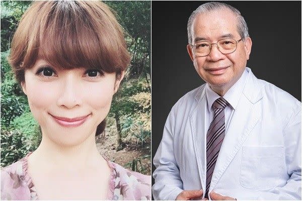 貴婦奈奈（左）男友父親是台大婦產科名醫黃立雄（右）。   圖：翻攝臉書、杏立博全網站