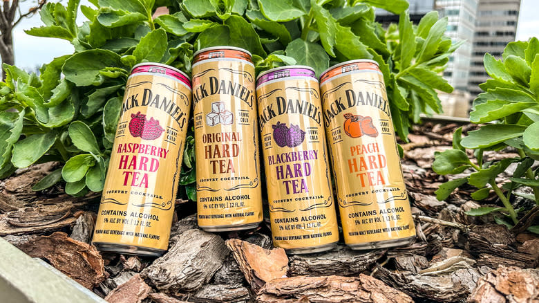 Jack Daniel's hard tea cans