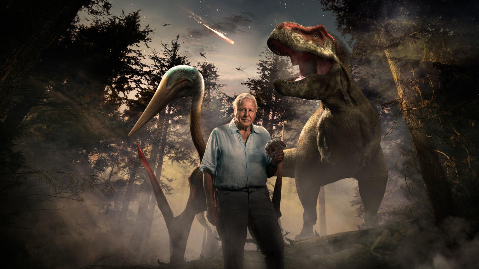 Sir David Attenborough presents Dinosaurs: The Final Day (BBC/PA)