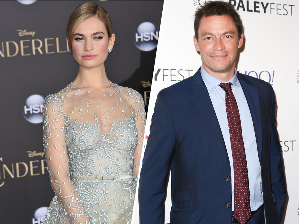 Lily James hat nichts zu ihrer angeblichen Affäre mit Dominic West gesagt (Bild: [M] Featureflash Photo Agency/Debby Wong/Shutterstock)