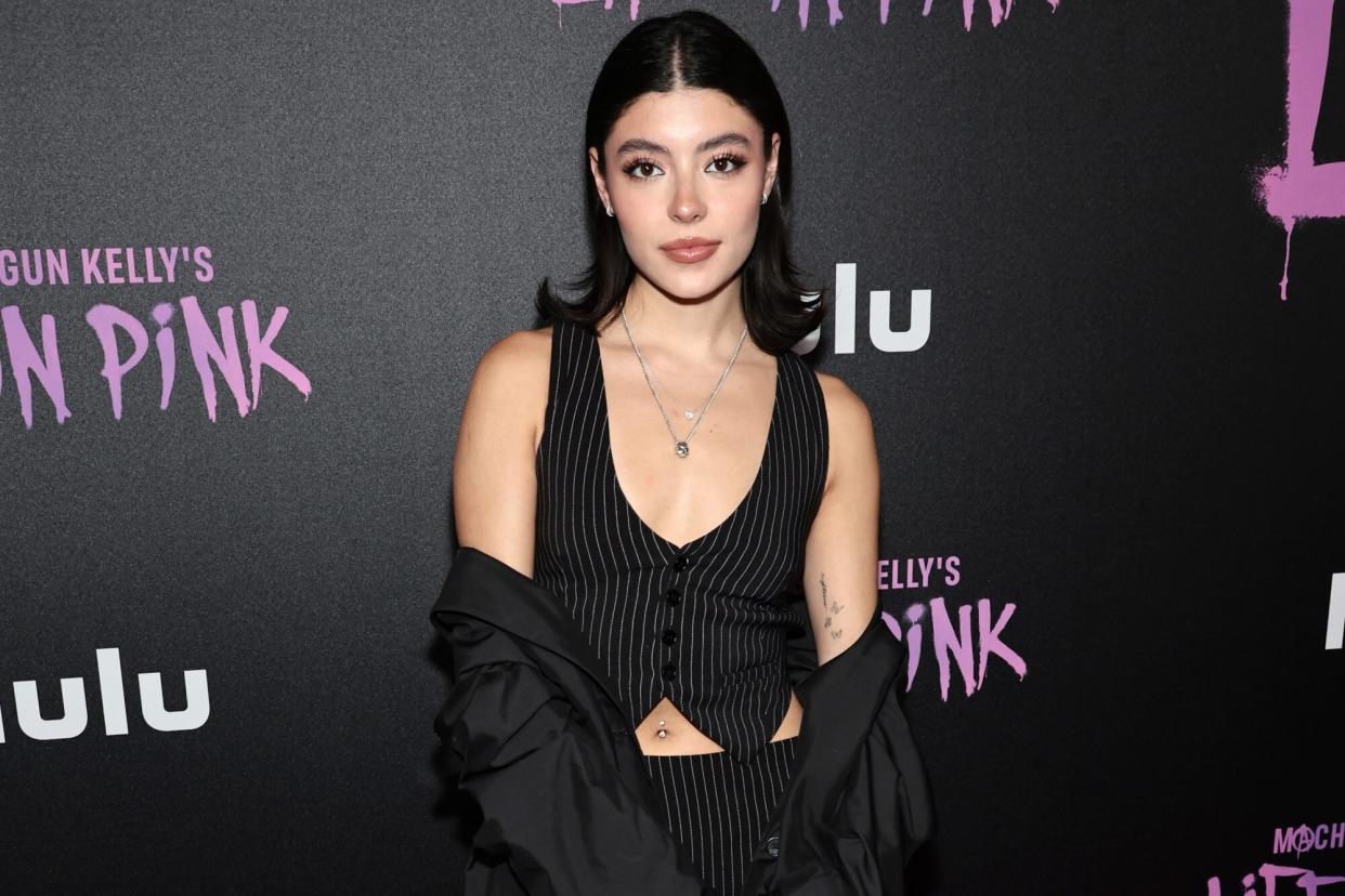 NEW YORK, NEW YORK - JUNE 27: Sabrina Quesada attends "Machine Gun Kelly's Life In Pink" premiere at on June 27, 2022 in New York City. (Photo by Jamie McCarthy/Getty Images)