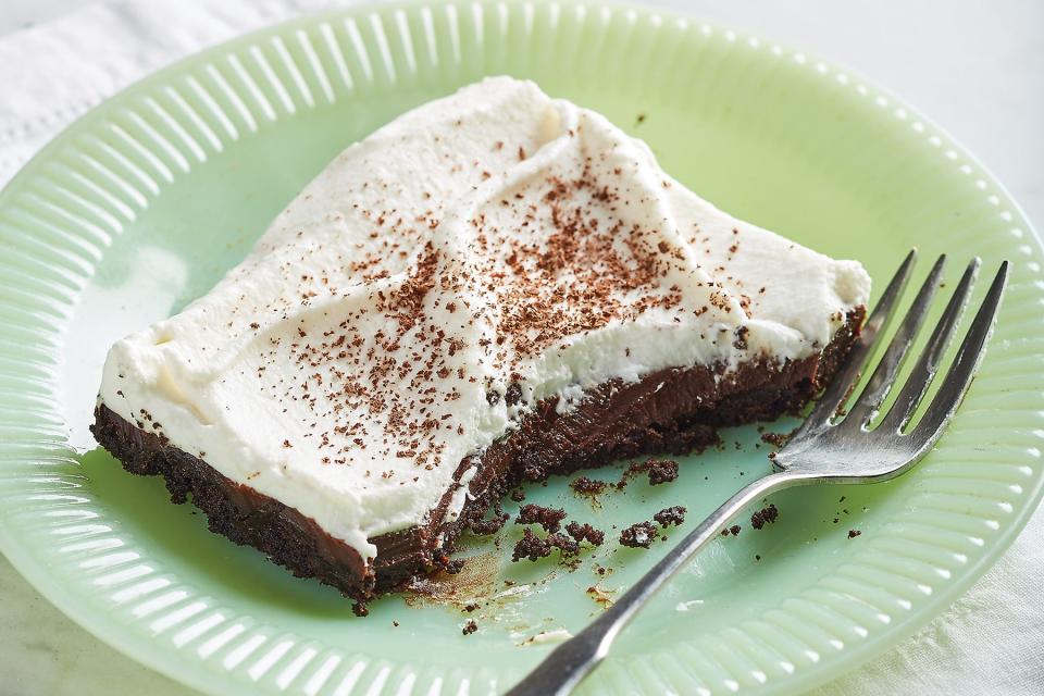 Chocolate Cream Pie Squares