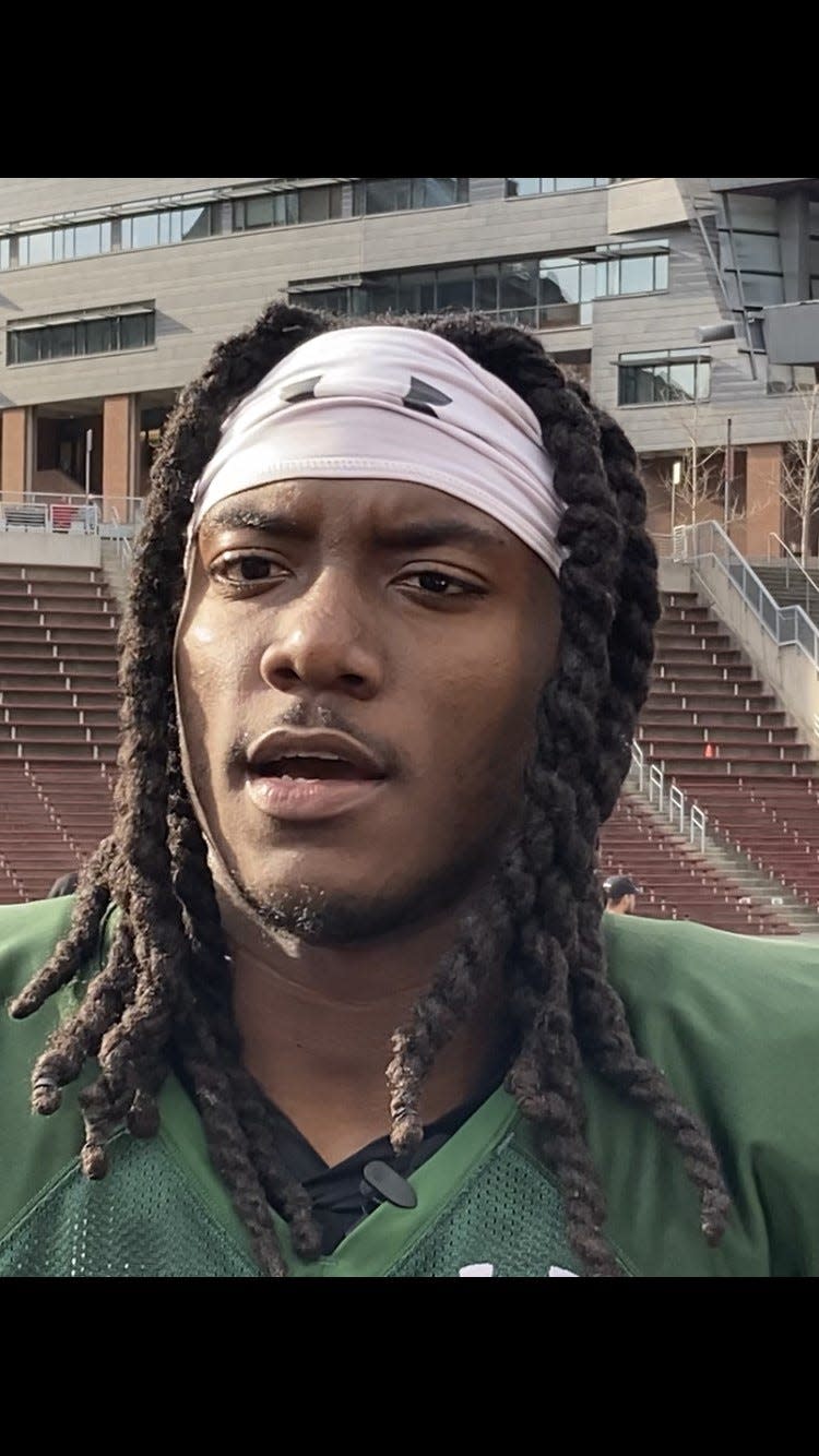 Quarterback Emory Jones has impressed UC coach Scott Satterfield at practice. “I think Emory has had a really good camp so far,” Satterfield said.