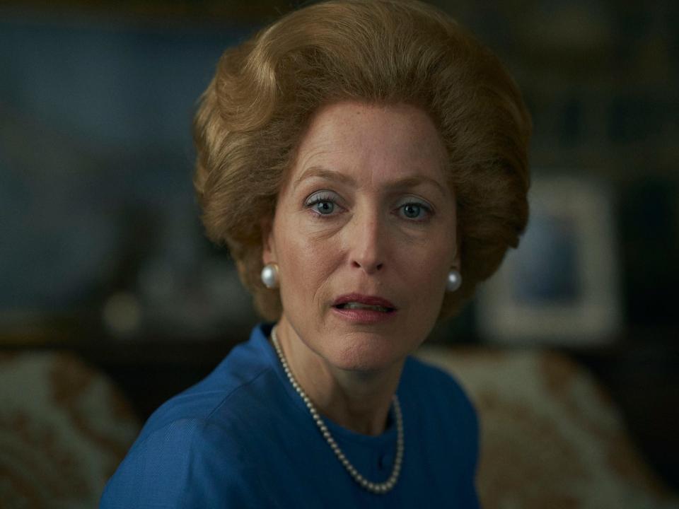Gillian Anderson on season four of "The Crown."