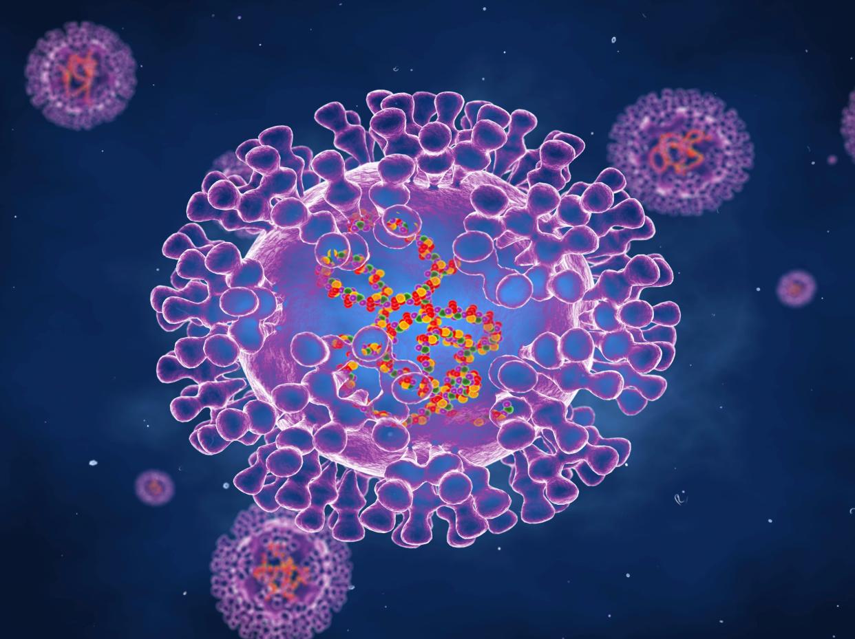 poxvirus illustration