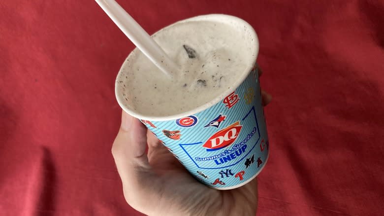 Oreo Blizzard in a cup