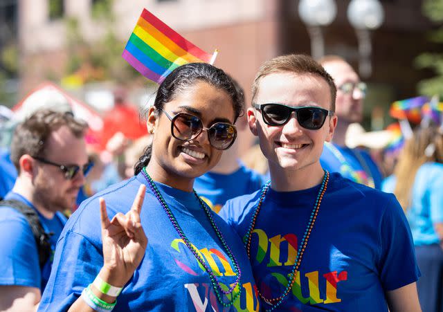 <p>Nationwide</p> Nationwide also shows it values care and inclusivity by participating in Pride events