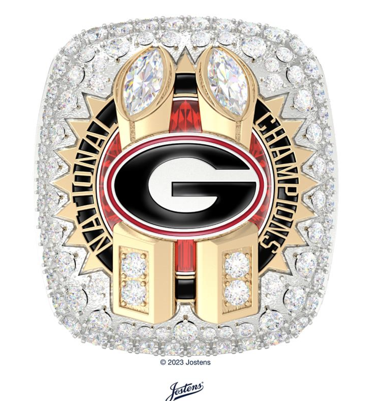 2023 National Champions Georgia Bulldogs Back to Back Photo