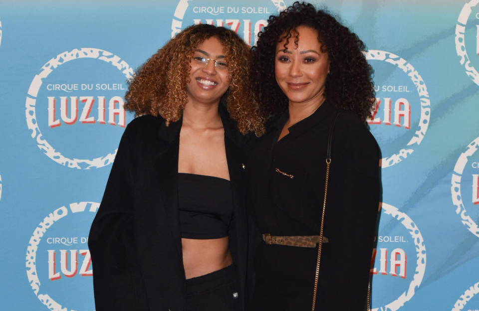 Mel B with her daughter Phoenix credit:Bang Showbiz