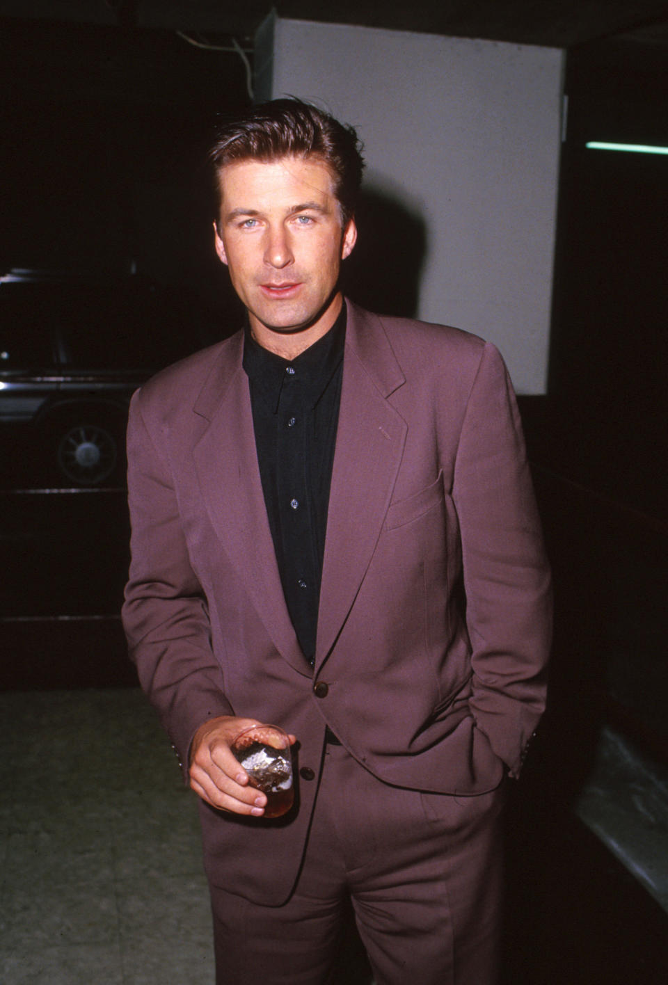 Baldwin at the Los Angeles premiere of the film "For The Boys."