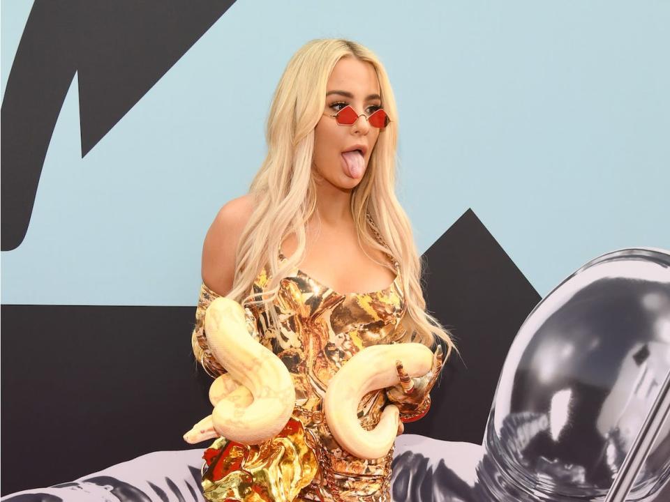 Tana Mongeau attends the 2019 MTV Video Music Awards