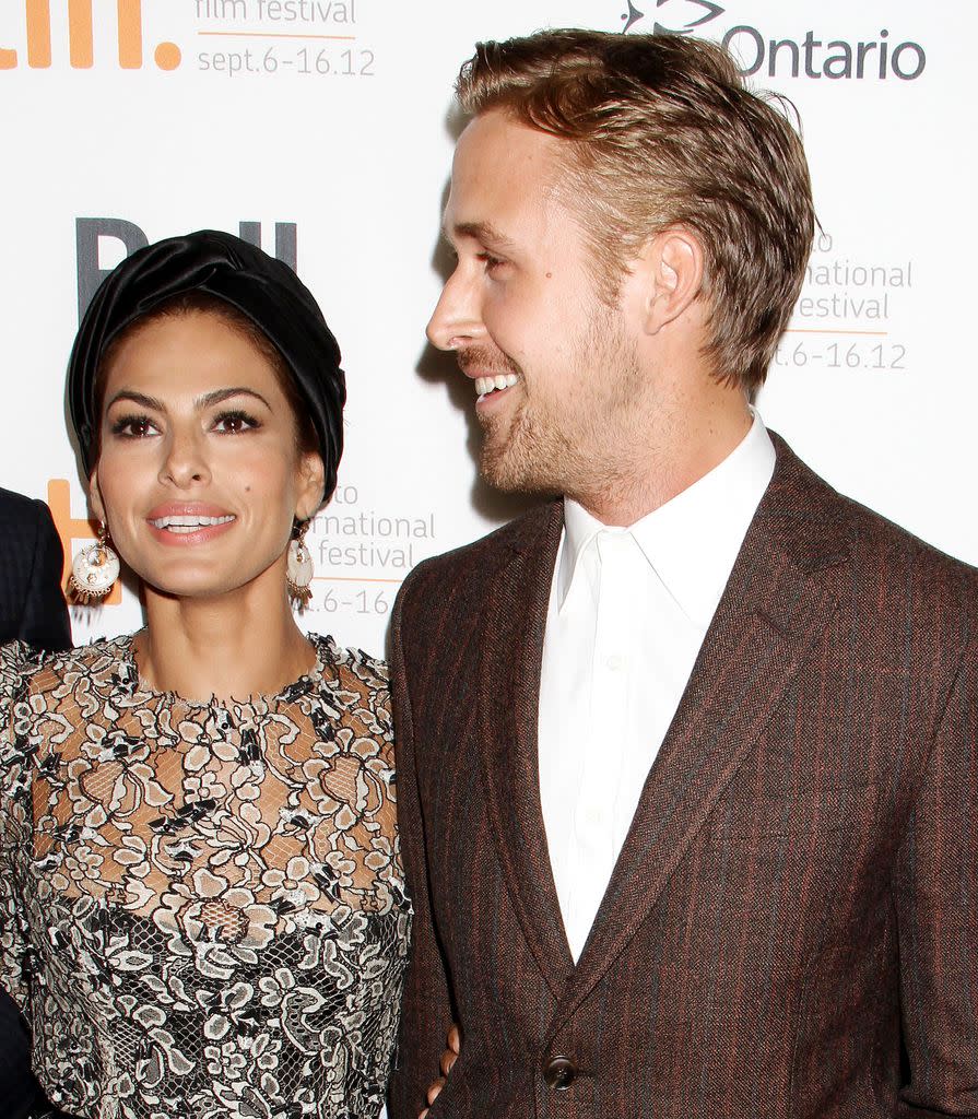 Eva Mendes and Ryan Gosling'The Place Beyond The Pines' film premiere