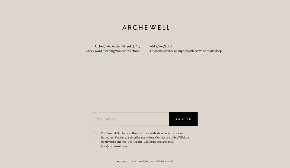 Archewell.com