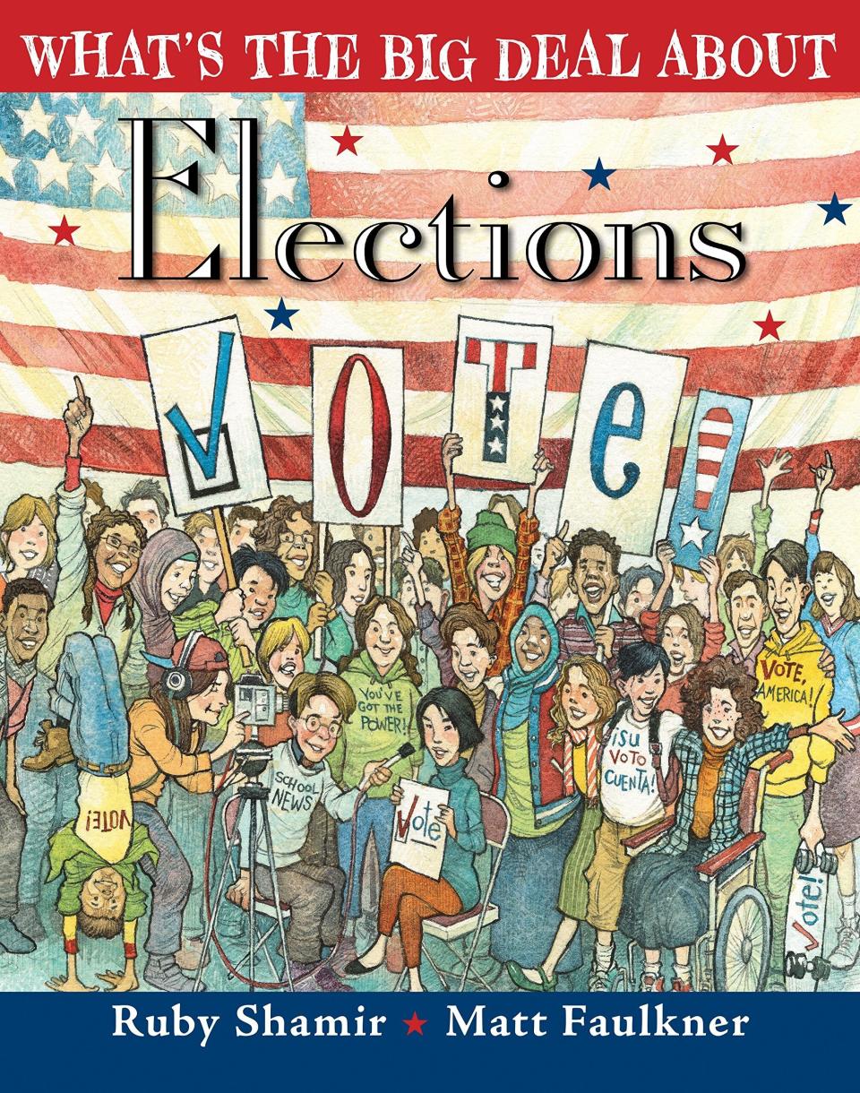 From the author and illustrator behind "What's the Big Deal About Freedom" and "What's the Big Deal About First Ladies" comes an informative book about the history of voting in the U.S. <i>(Available <a href="https://www.amazon.com/Whats-Big-Deal-About-Elections/dp/1524738077" target="_blank" rel="noopener noreferrer">here</a>)</i>