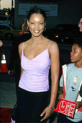 Garcelle Beauvais with her son at the L.A. Cinerama Dome premiere of 20th Century Fox's Big Momma's House