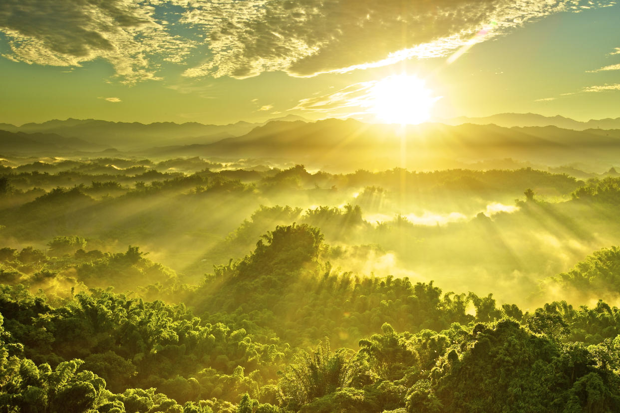 Erliao, Tainan City, Taiwan, is famous for its most majestic sunrise. (Photo: Gettyimages)