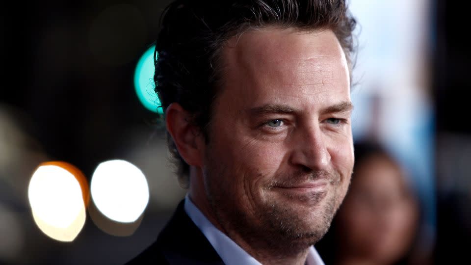 Matthew Perry arrives at the premiere of "The Invention of Lying" in Los Angeles on Monday, Sept. 21, 2009. - Matt Sayles/AP