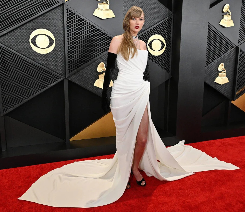 Taylor Swift at the Grammy Awards, 2024