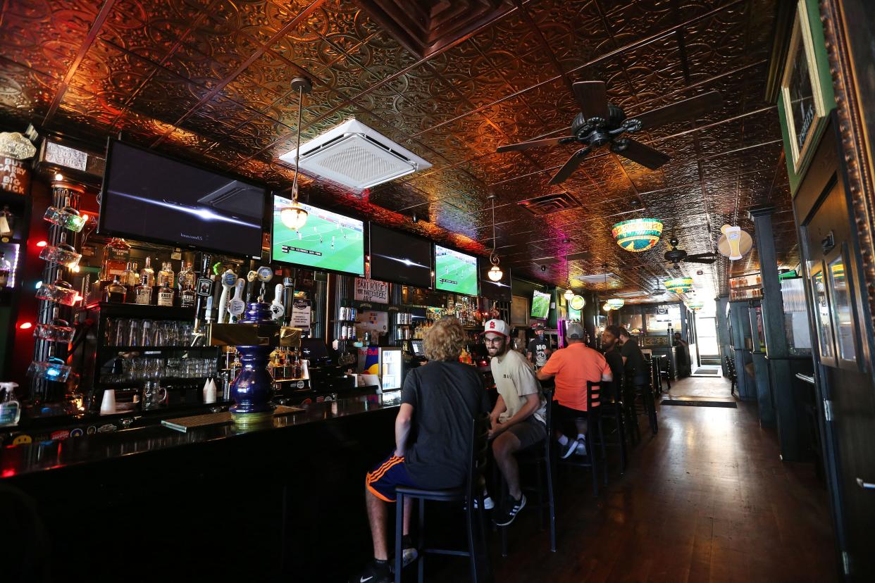 Milwaukee Brat House at 1013 North Old World 3rd St. and other bars were able to open to 50% capacity on Wednesday, July 1, 2020.