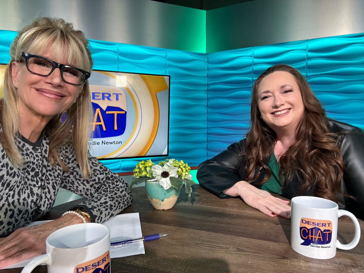 Sandie Newton talks with Kristal Granados of the Inland SoCal United Way.