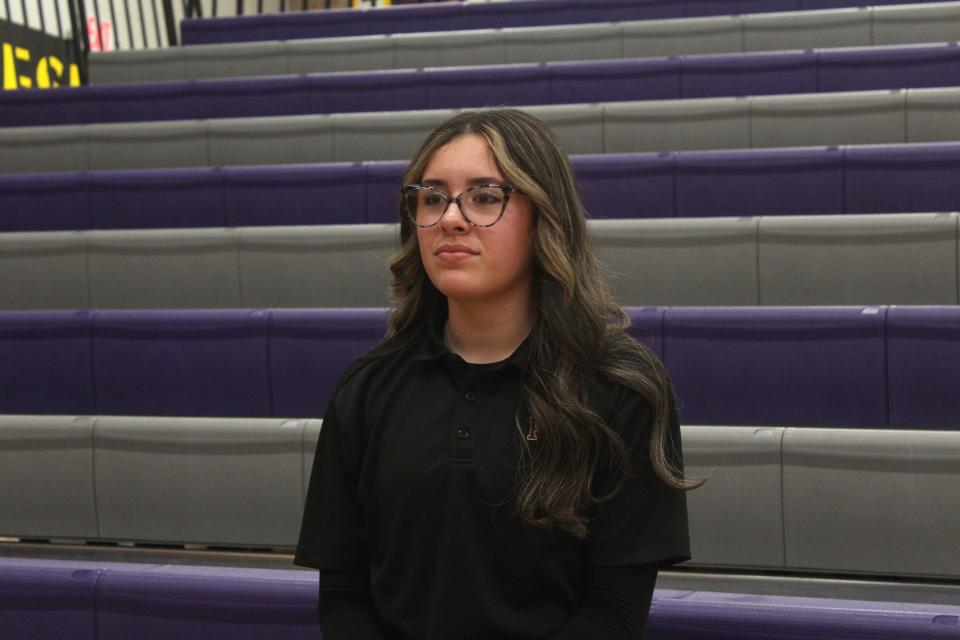 Macelyn Toussaint, a student at Pleasant View Middle School, was sitting in the stands in the gym when her stepfather lost consciousness during a school assembly on Jan. 17. The man is expected to make a full recovery after nurses administered CPR to resuscitate him.
