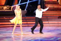 <p>Ever wonder how the <em>DWTS </em>pairings come to be? Showrunner Rob Wade told <a href="https://www.eonline.com/news/691911/so-how-does-dancing-with-the-stars-actually-pair-its-celebrities-and-professional-dancers" rel="nofollow noopener" target="_blank" data-ylk="slk:E! News;elm:context_link;itc:0;sec:content-canvas" class="link ">E! News</a> it's a simple formula, "based on height, build and personality and compatibility."</p>