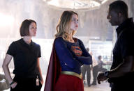 <p>The latest Supergirl manages to wear the bright colors of a hero created in the ‘50s while avoiding campiness — and, more importantly, pedantic speeches about girl power. As Supergirl, Melissa Benoist is as believably coltish and awkward around cute boys — like the effortlessly sexy Mehcad Brooks — as she is steel-willed and determined around the grotesque aliens she fights. The pilot follows the classic screenwriting advice “show, don’t tell” and, rather than bogging down in talk about female empowerment, just shows us a woman who is flawed and strong, complex and vulnerable, and absolutely worth rooting for. <i>— RC</i><br></p><p><i>(Credit: CBS)</i></p>