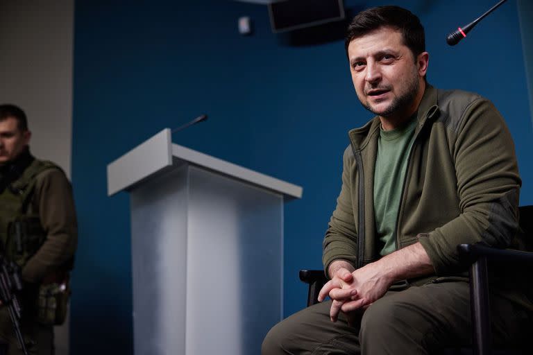  El presidente de Ucrania, Volodimir Zelensky