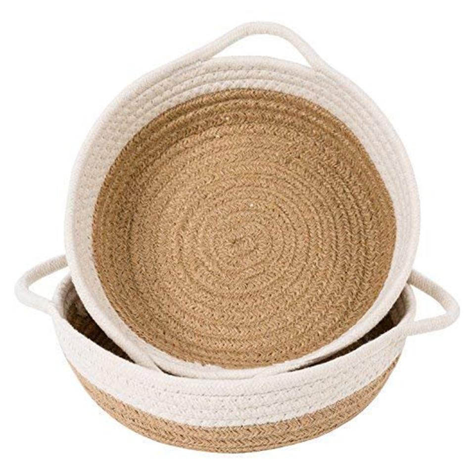 Goodpick Cotton Rope Basket Two-Pack