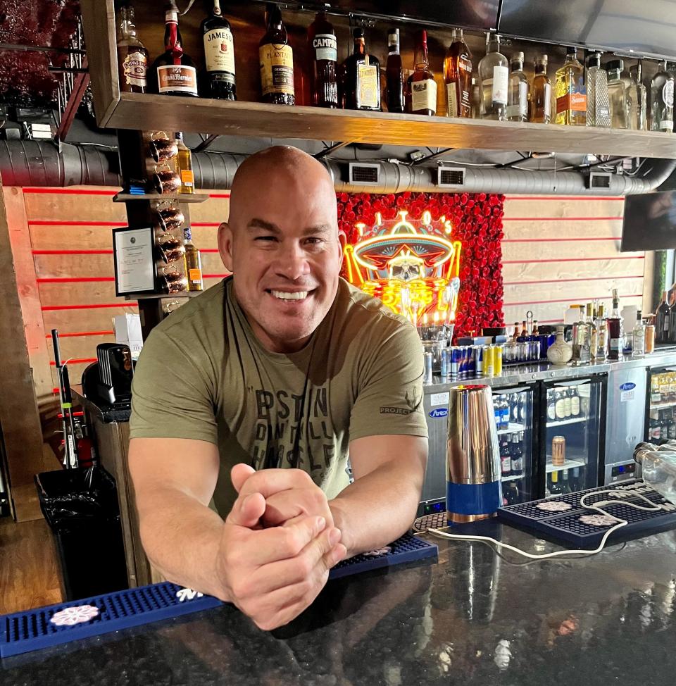 Tito Ortiz just opened his first restaurant, Tito's Cantina, in downtown Cape Coral.