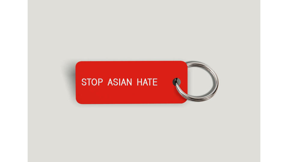 #NYTougherThanEver Stop Asian Hate Keytag