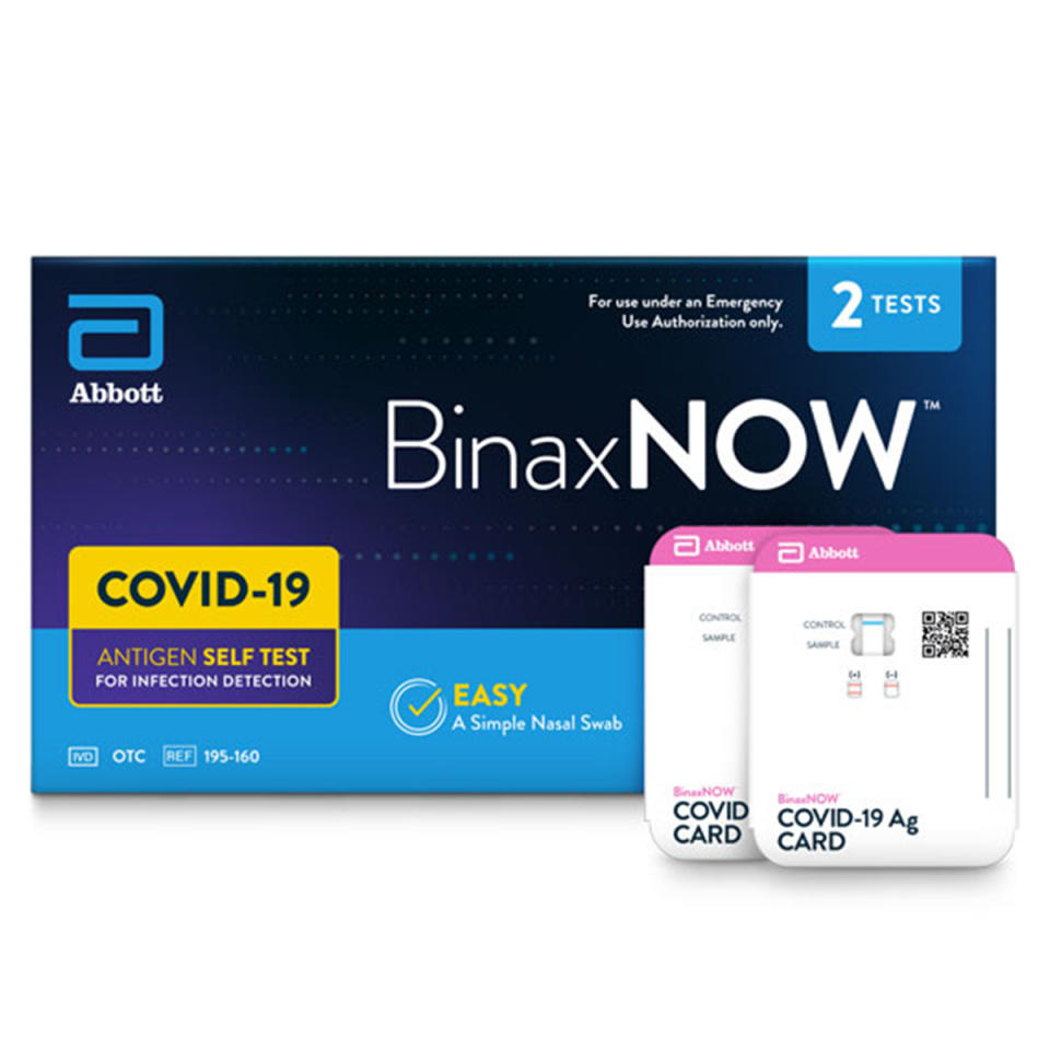 binaxnow covid tests