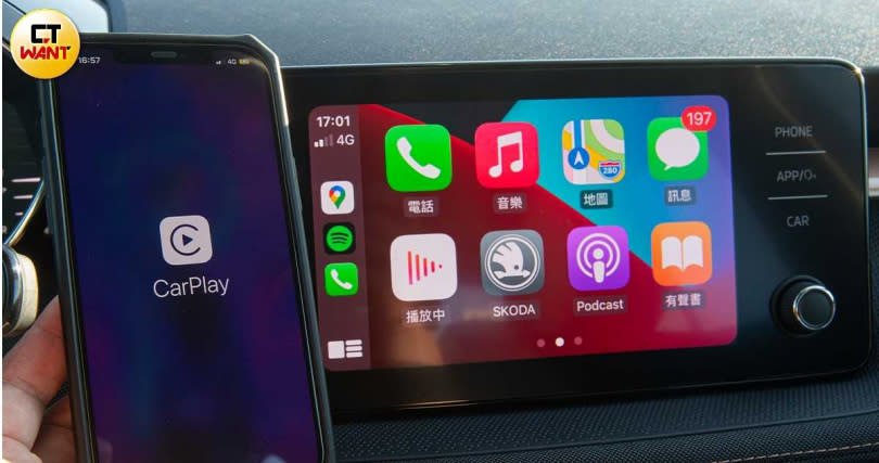 可有線連結Apple CarPlay / Android Auto功能，使行車視聽及導航更為便利。