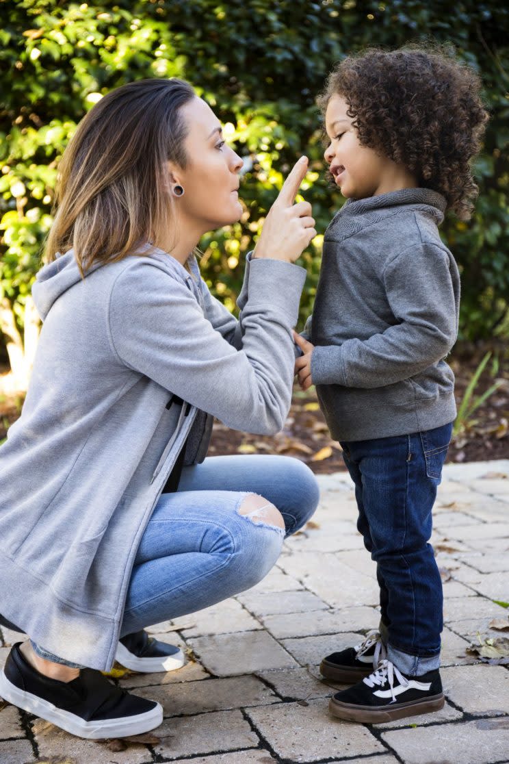 A mum has sparked an online debate about whether it's ok to discipline a stranger's child [Photo: Getty]