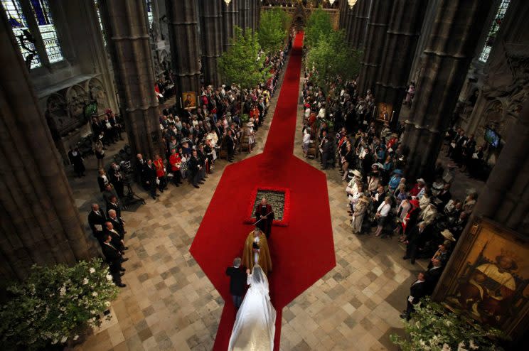 <i>The Duchess of Cambridge’s wedding welcomed 1900 guests [Photo: PA]</i>