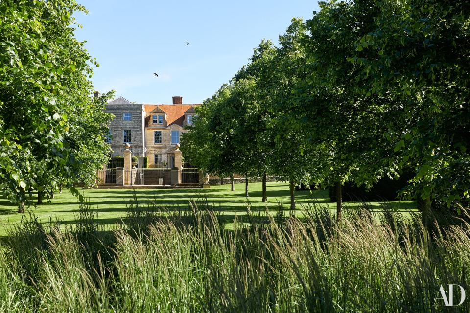 The rear of the 17th-Century house.